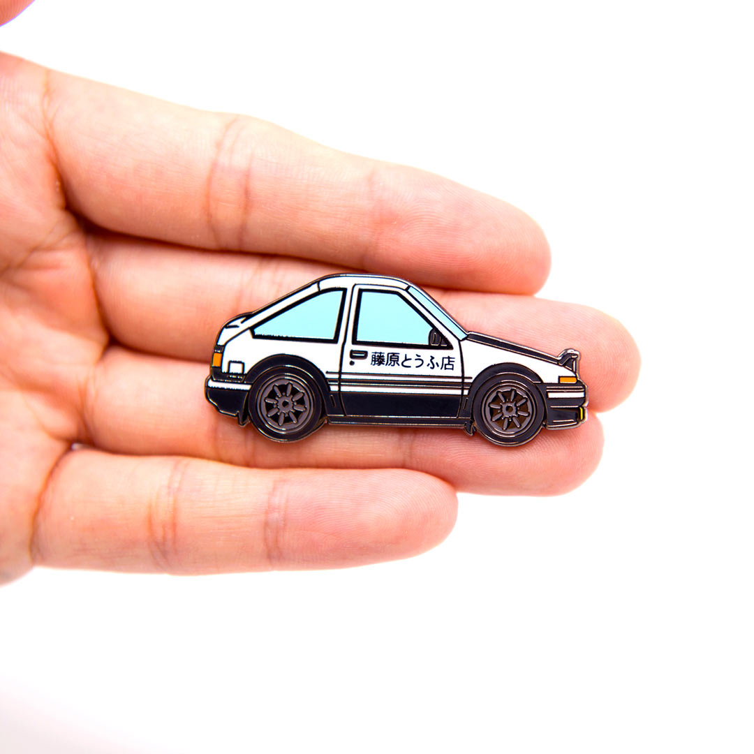 AE86 Trueno Metal Enamel Pin