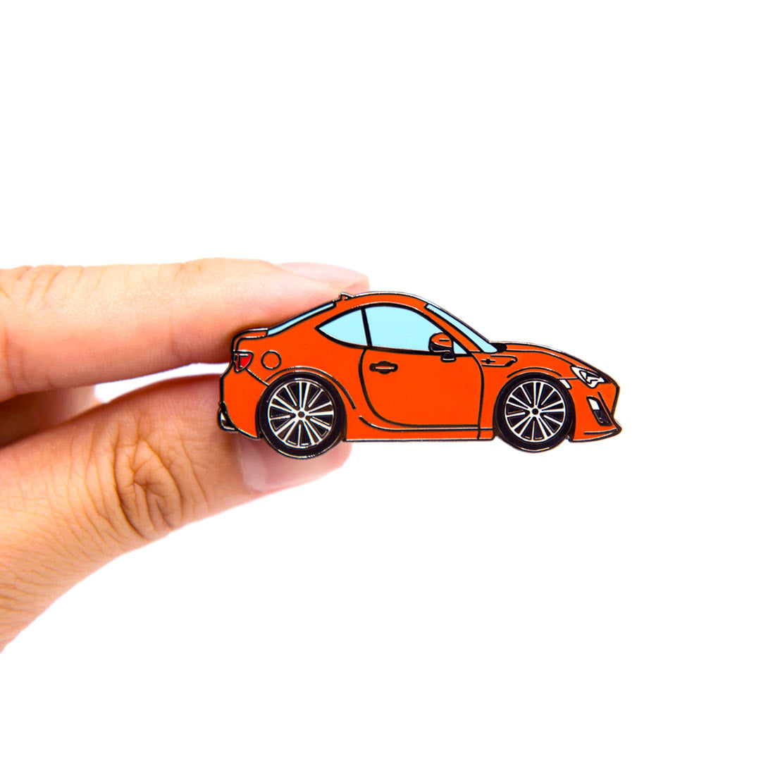 ZN6 86 / GT86 FRS Orange Hot Lava Vinyl Sticker