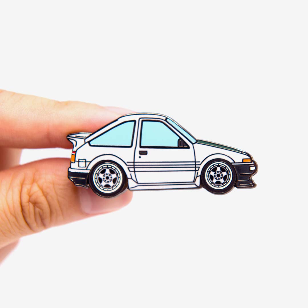 AE86 Collection Drift King Dorikin Metal Enamel Pin