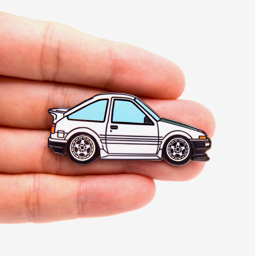 AE86 Collection Drift King Dorikin Metal Enamel Pin