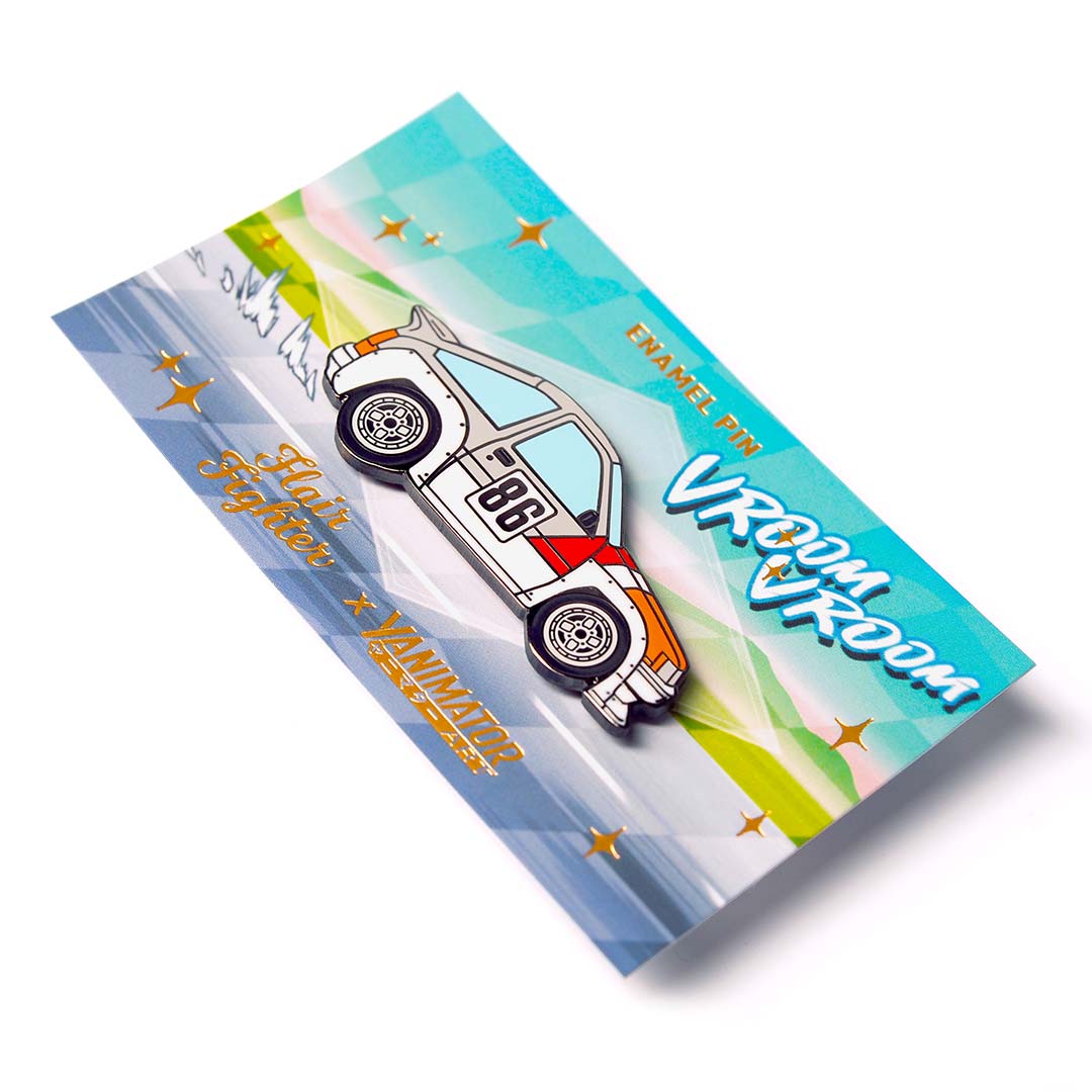 AE86 Collection TRD N2 Levin Race Car Metal Enamel Pin