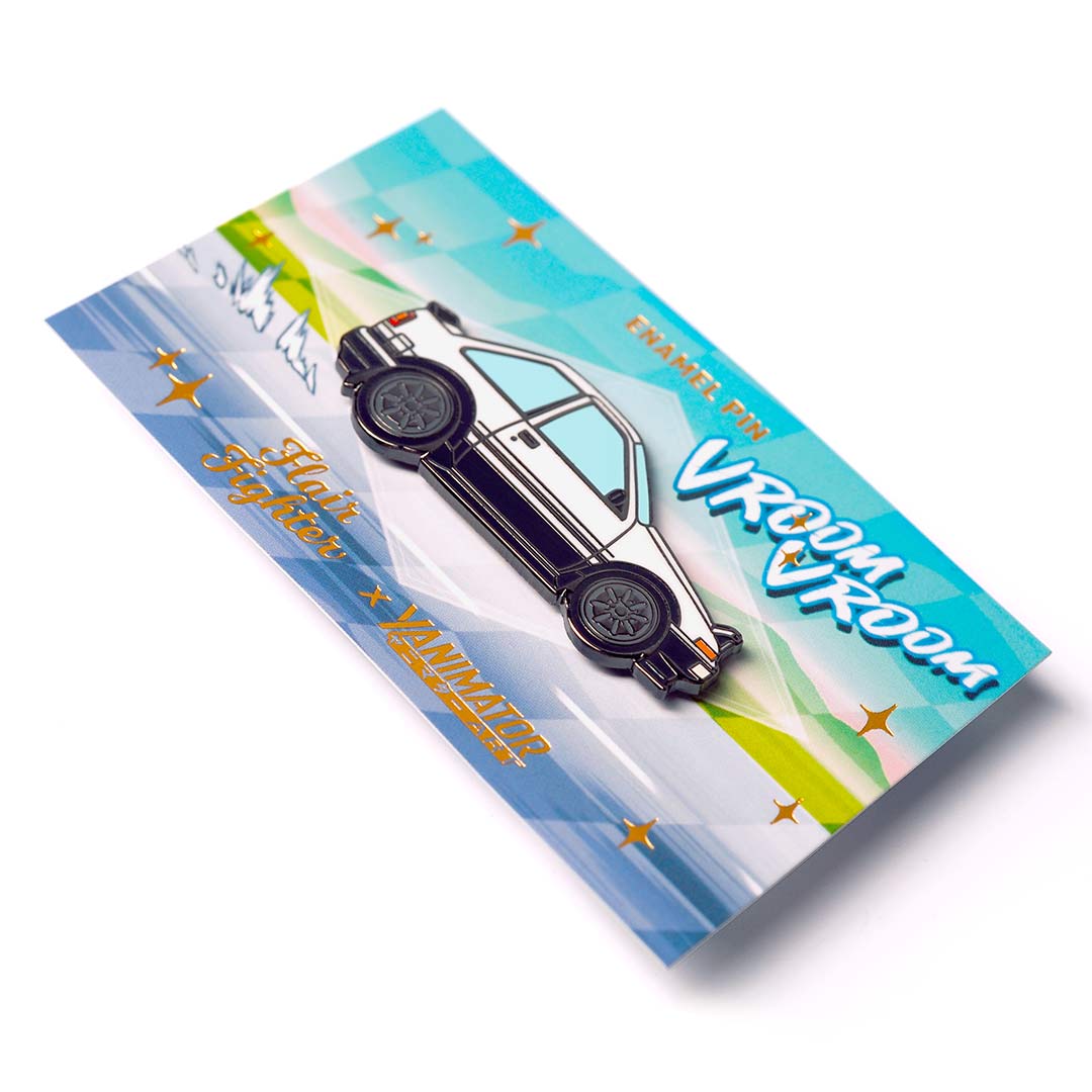 AE86 Collection Kouki Panda Coupe Shinji Inui Metal Enamel Pin