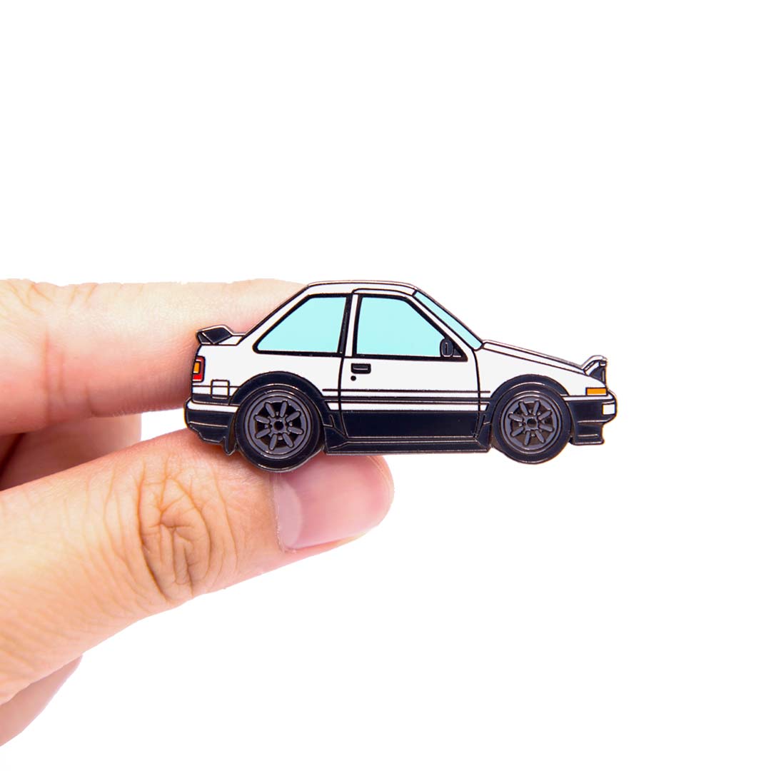 AE86 Collection Kouki Panda Coupe Shinji Inui Metal Enamel Pin