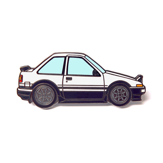 AE86 Collection Kouki Panda Coupe Shinji Inui Metal Enamel Pin