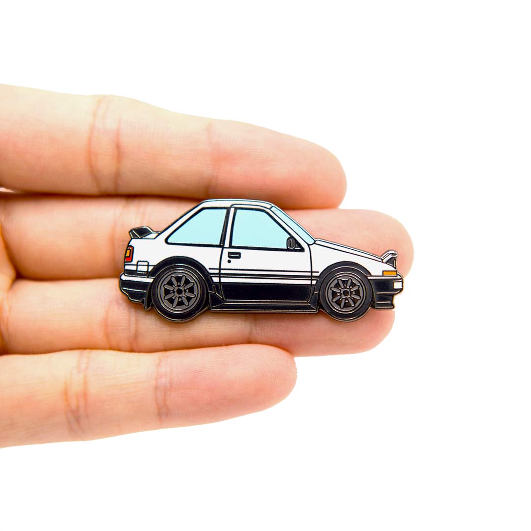 AE86 Collection Kouki Panda Coupe Shinji Inui Metal Enamel Pin