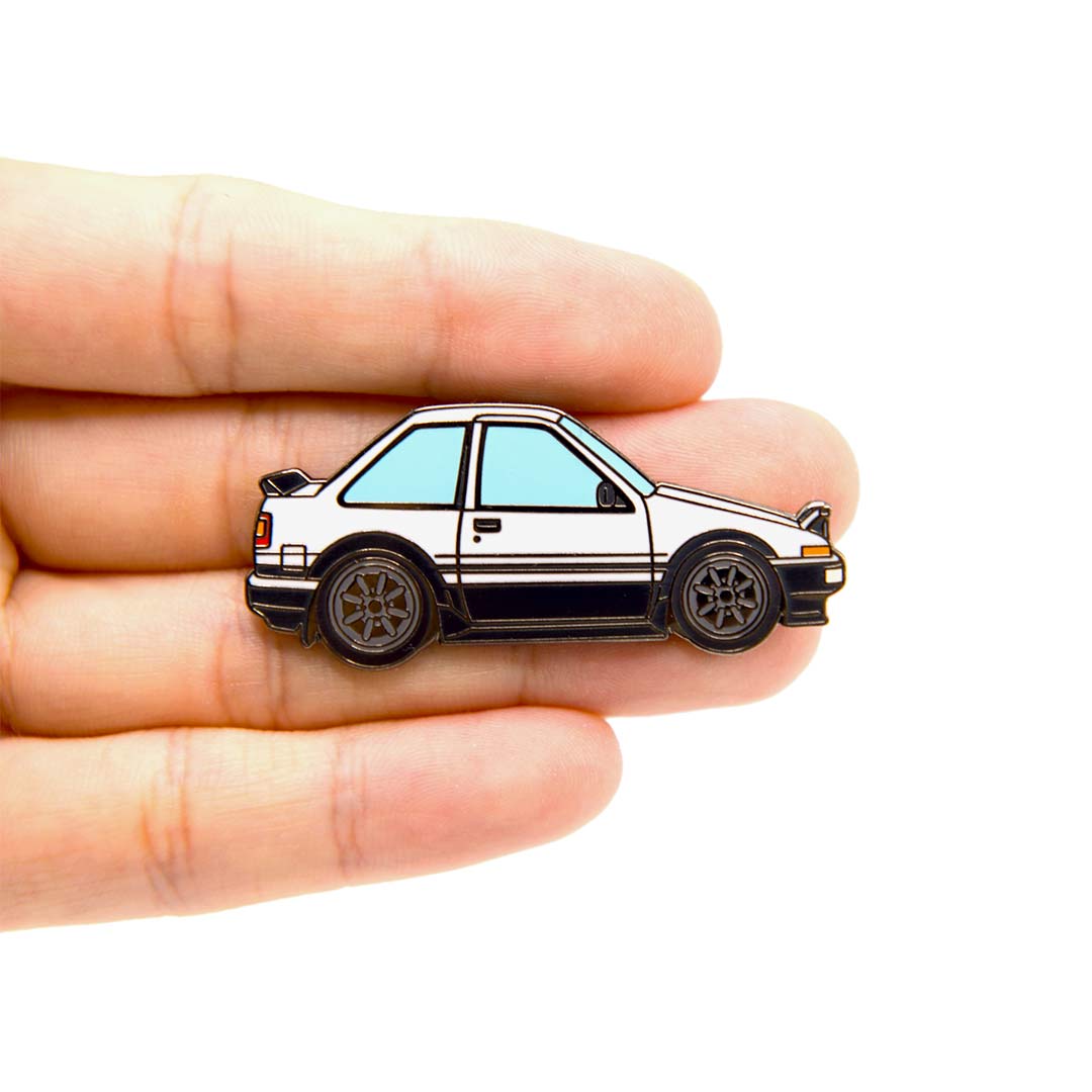 AE86 Collection Kouki Panda Coupe Shinji Inui Metal Enamel Pin