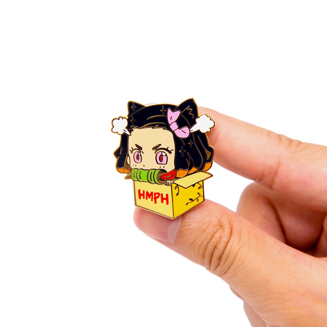 Nezuko Box HMPH Enamel Pin