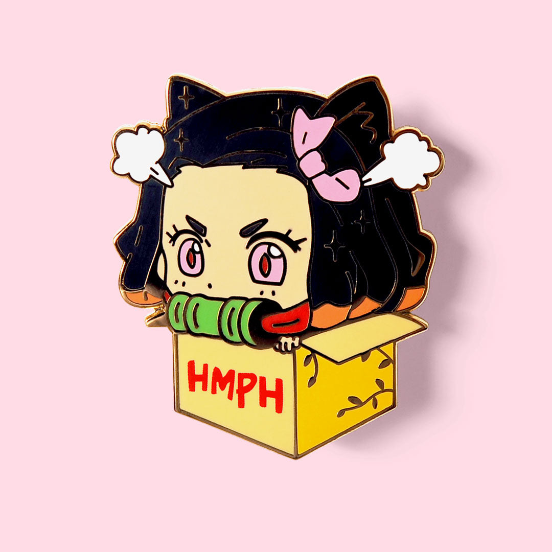 Nezuko Box HMPH Enamel Pin