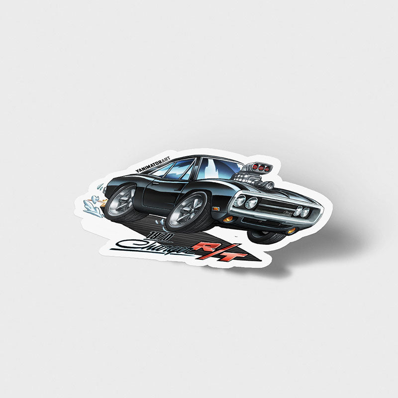 Charger R/T Dom FnF Black Vinyl Sticker