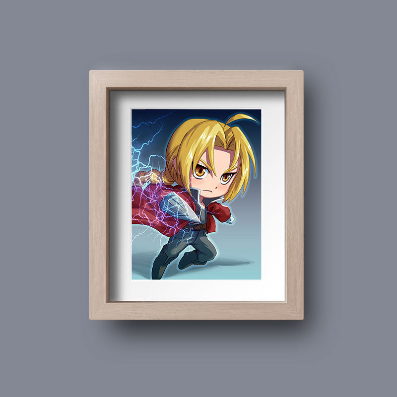 Edward Elric Chibi Mini Print