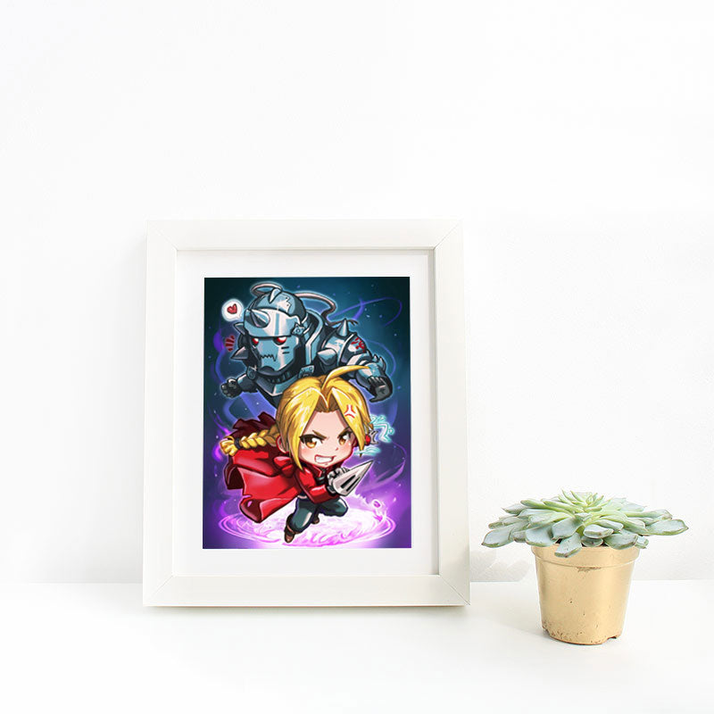 Edward & Alphonse Elric Mini Print