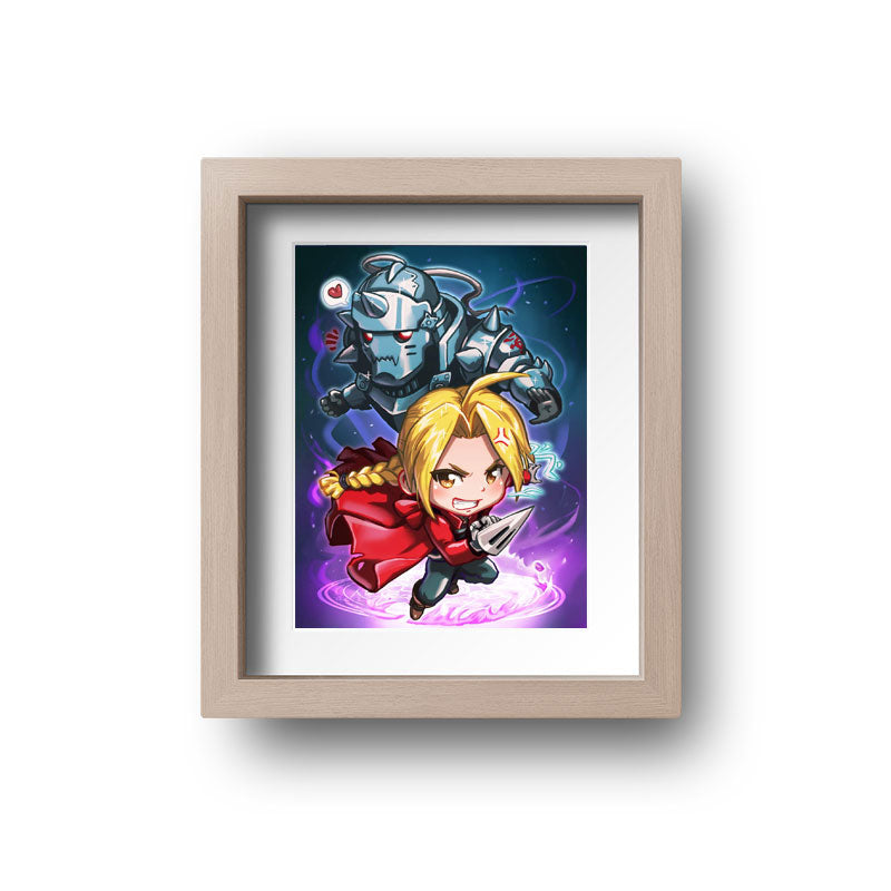 Edward & Alphonse Elric Mini Print