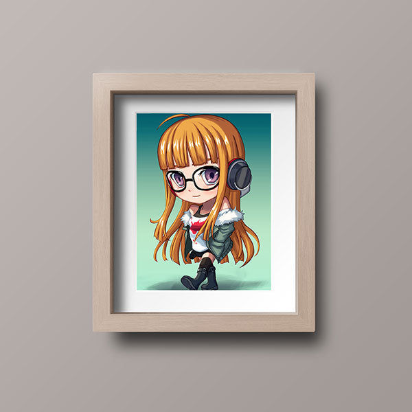 Futaba Chibi Mini Print - nayukidraws