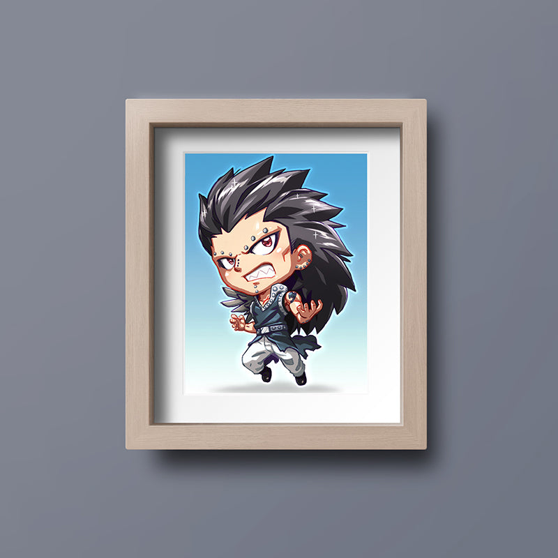 Gajeel Mini Print