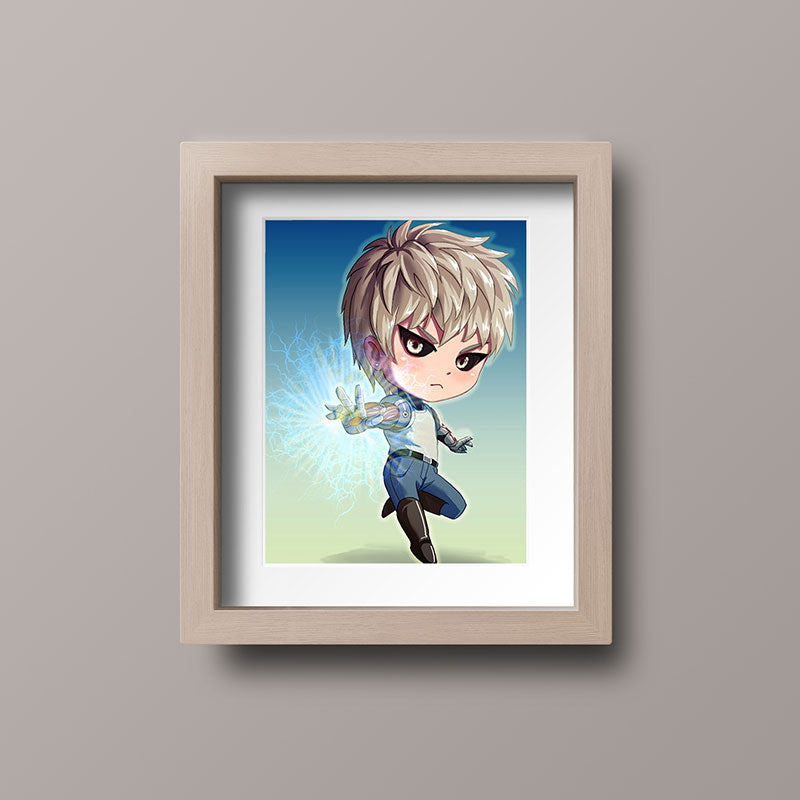 Genos Chibi Mini Print - nayukidraws