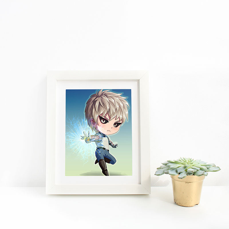 Genos Chibi Mini Print - nayukidraws