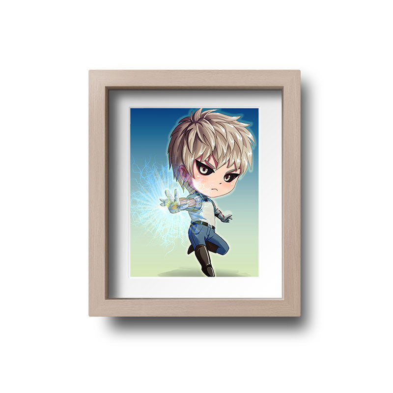 Genos Chibi Mini Print - nayukidraws