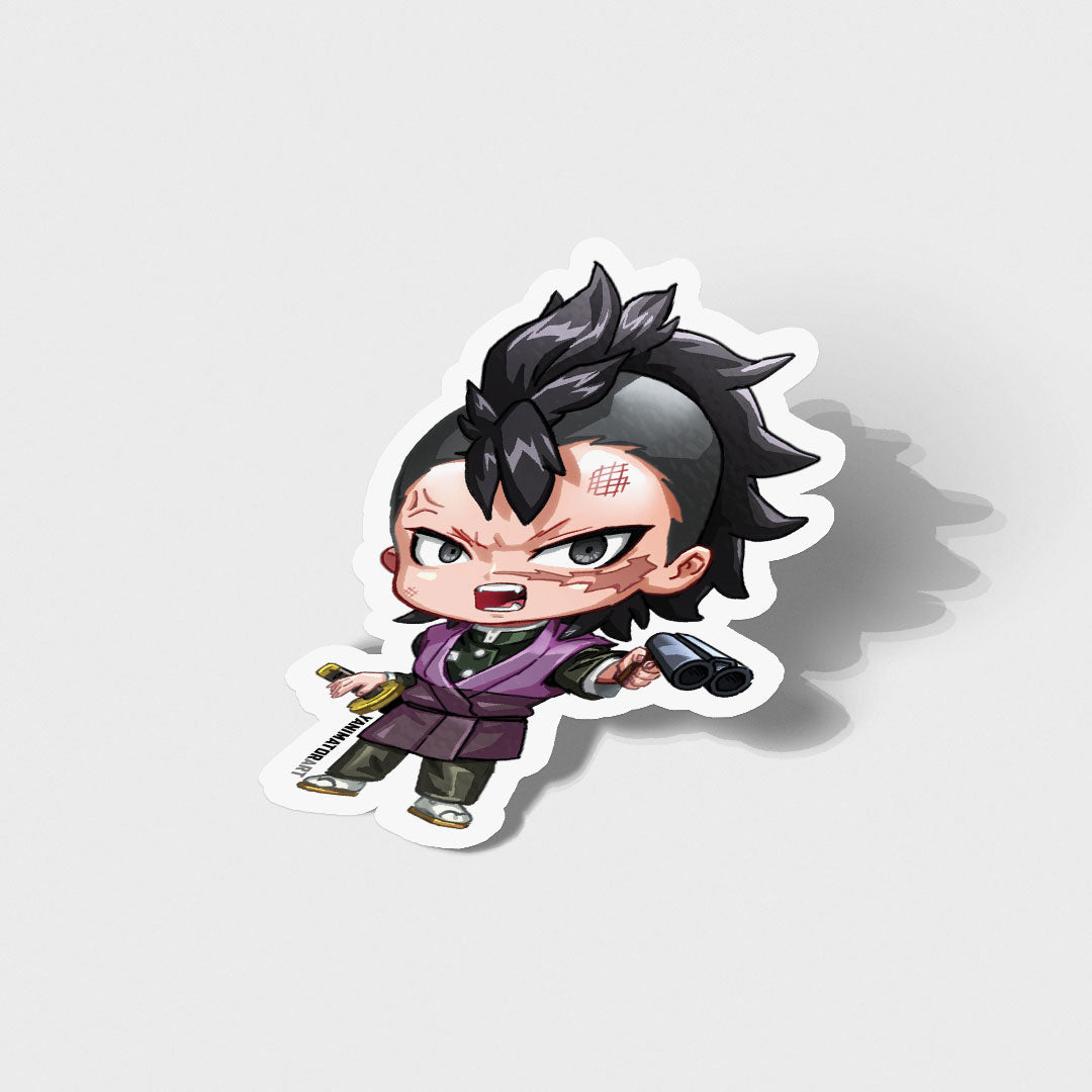 Chibi Demon Tanjiro Vinyl Sticker