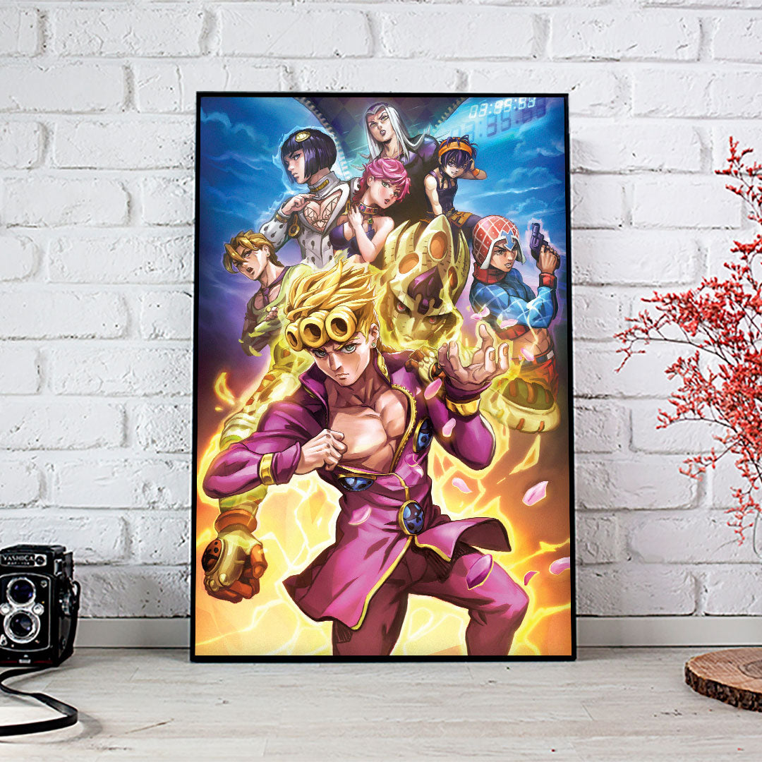 Jojo's Bizarre Adventure Part 5: Golden Wind - Giorno Poster Print
