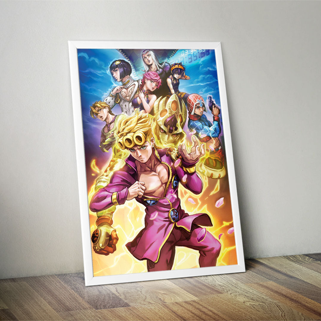 Jojo's Bizarre Adventure Part 5: Golden Wind - Giorno Poster Print