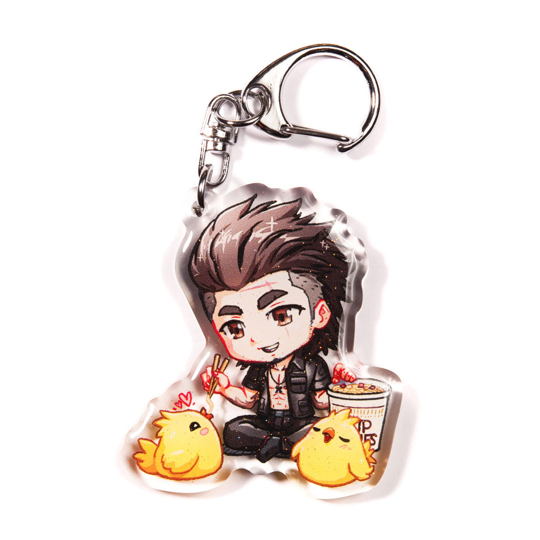 Gladiolus Amicitia Acrylic Charm Keychain