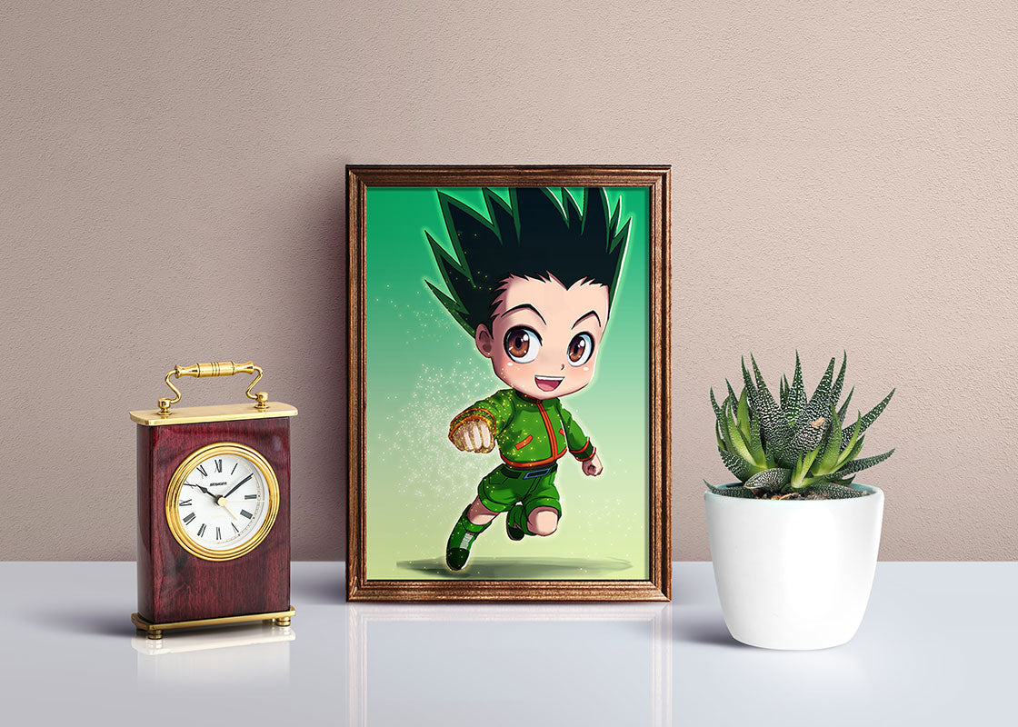 Gon Chibi Mini Print - nayukidraws