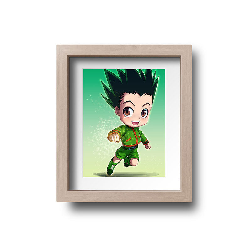 Gon Chibi Mini Print - nayukidraws