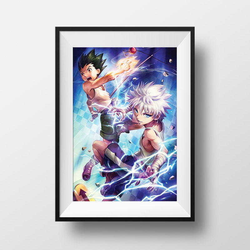 Hunter X Hunter Anime Killua Zoldyck Art Print Poster 12x18