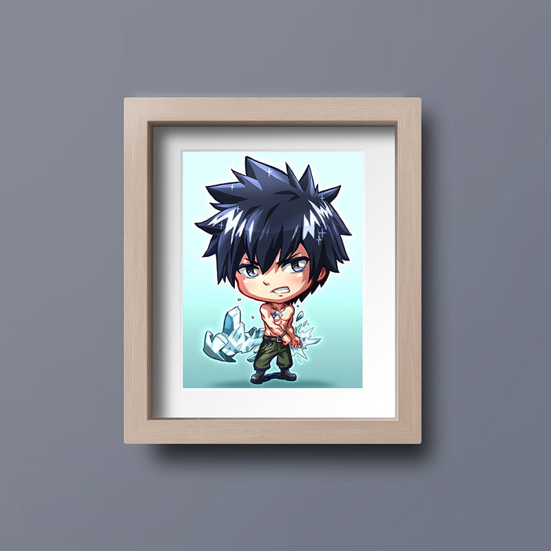 Gray Mini Print