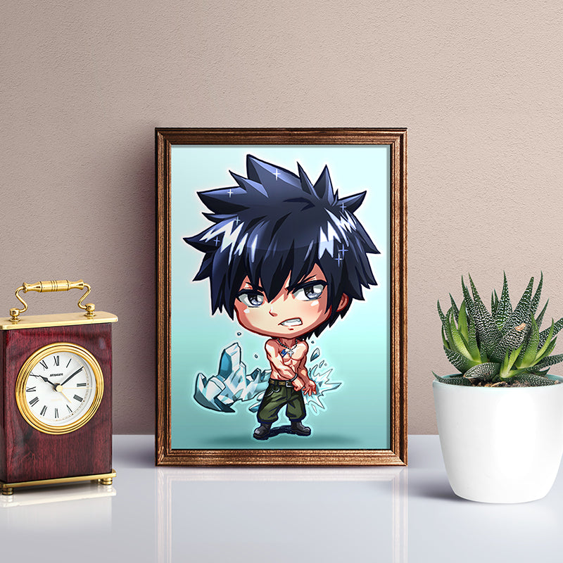 Gray Mini Print
