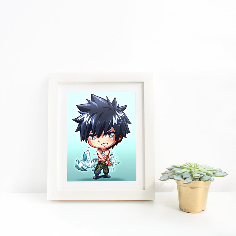 Gray Mini Print