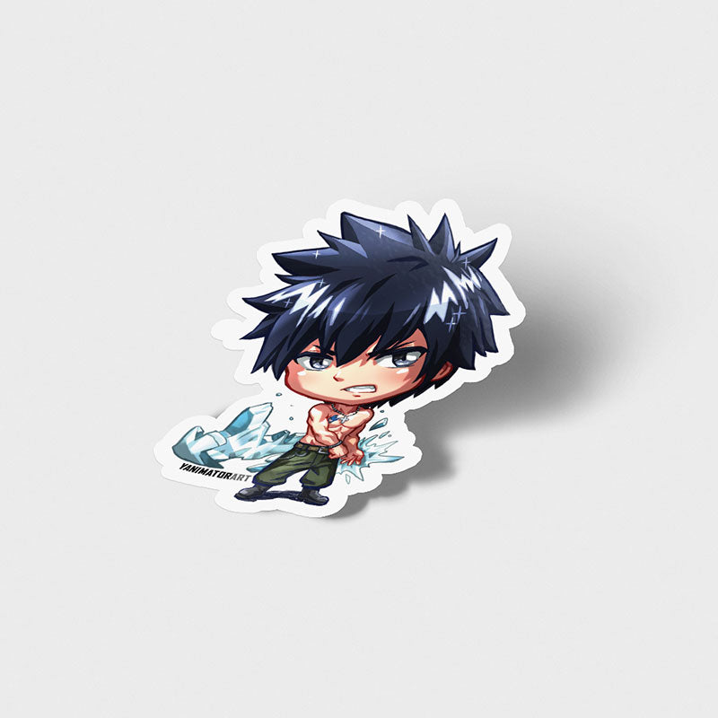 Gray Vinyl Sticker