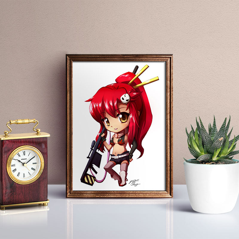 Yoko Chibi Mini Print
