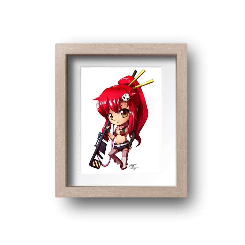 Yoko Chibi Mini Print