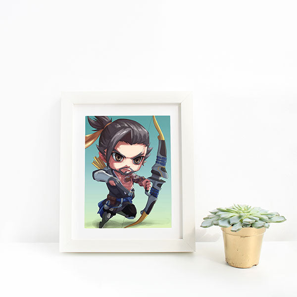 Hanzo Chibi Mini Print
