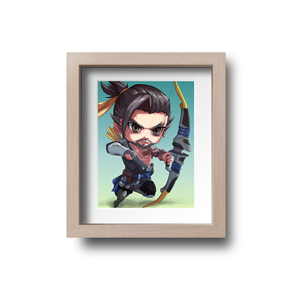 Hanzo Chibi Mini Print
