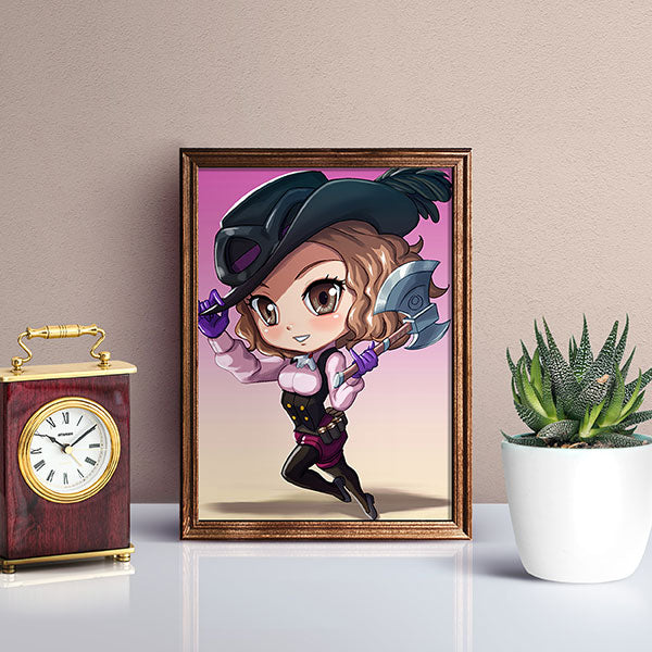 Haru Chibi Mini Print - nayukidraws