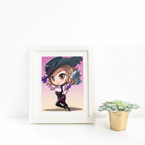 Haru Chibi Mini Print - nayukidraws