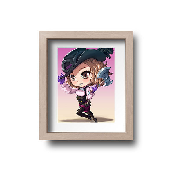 Haru Chibi Mini Print - nayukidraws