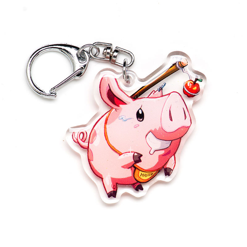 Hawk Acrylic Charm Keychain