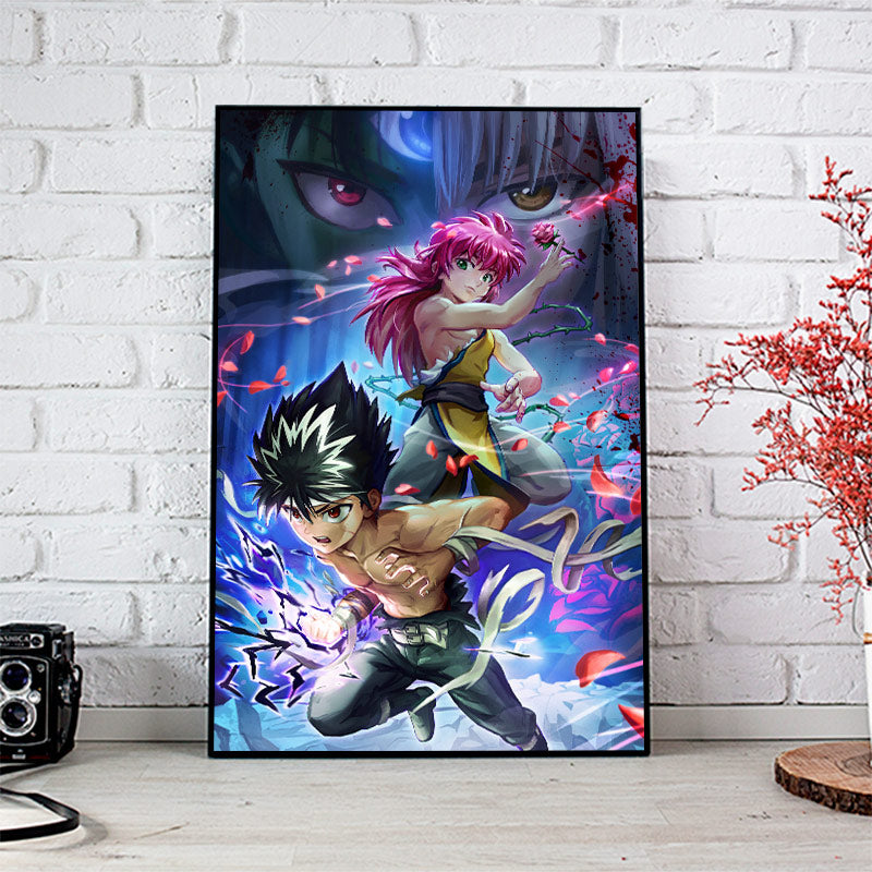 Hiei and Kurama Poster Print