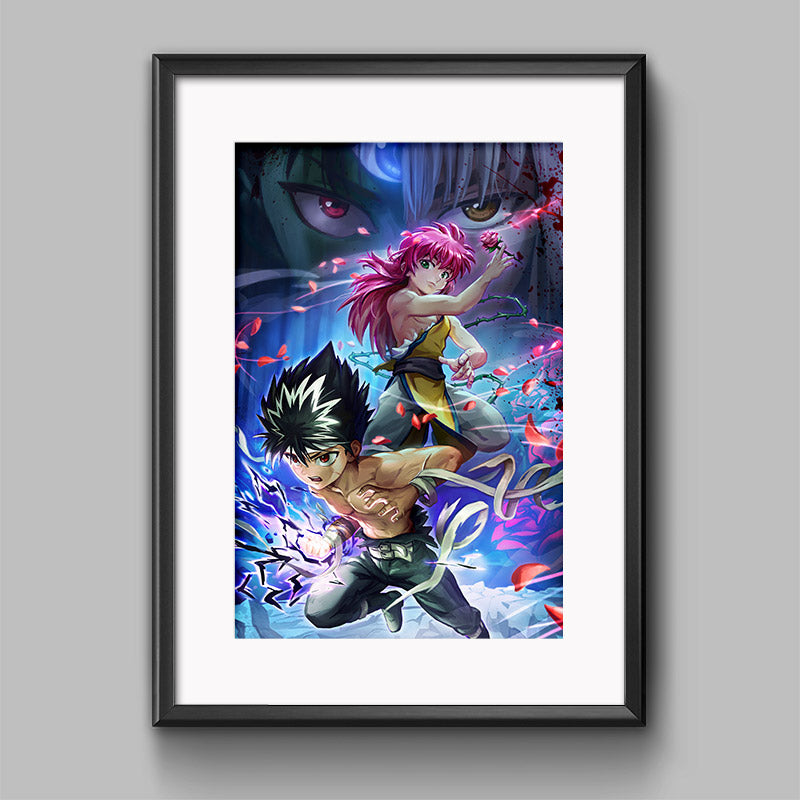 Hiei and Kurama Poster Print