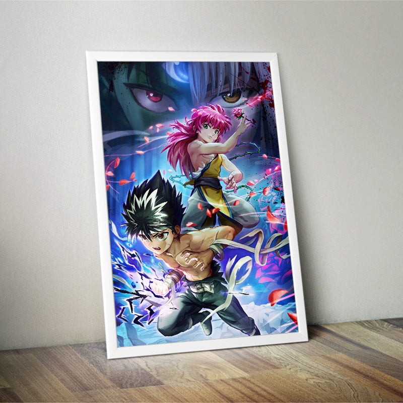 Hiei and Kurama Poster Print