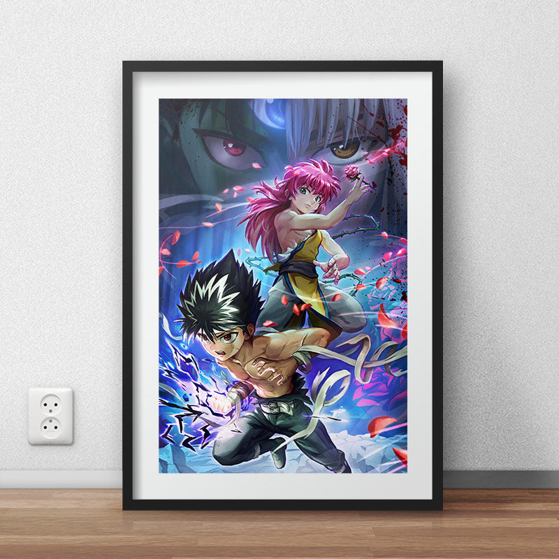 Hiei and Kurama Poster Print