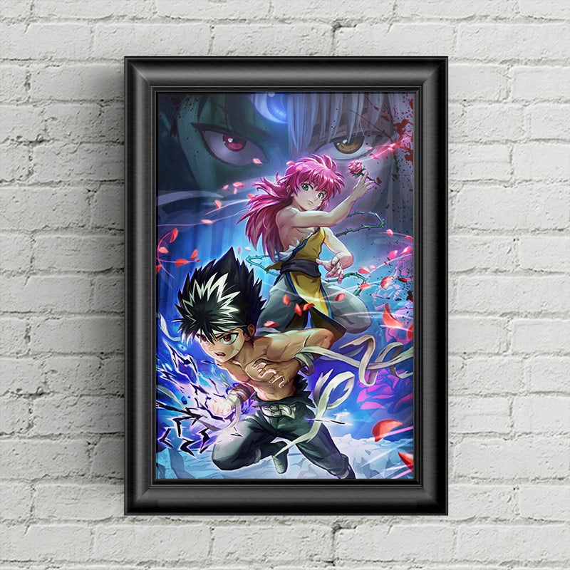 Hiei and Kurama Poster Print