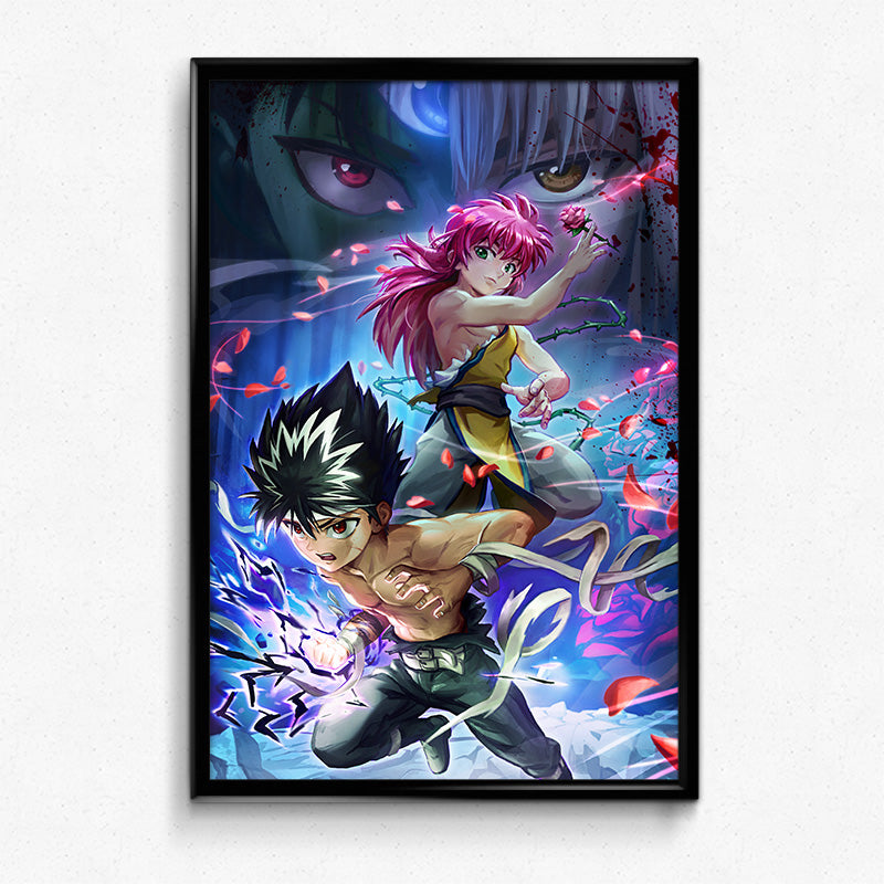 Hiei and Kurama Poster Print