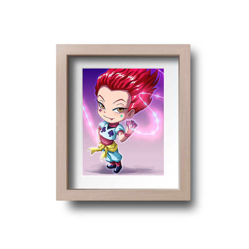 Hisoka Chibi Mini Print - nayukidraws