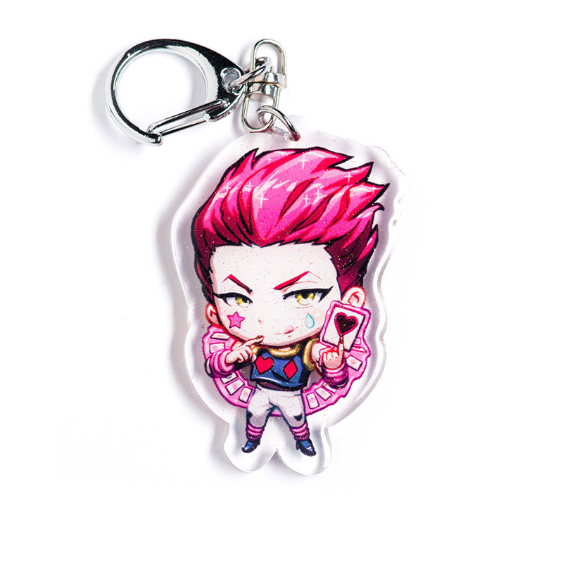 Hisoka Acrylic Charm Keychain