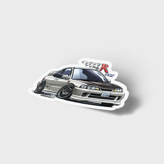 DC2 Integra Type R White JDM Vinyl Sticker