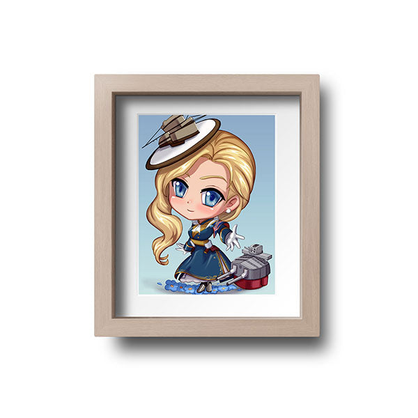 Hood Chibi Mini Print - nayukidraws